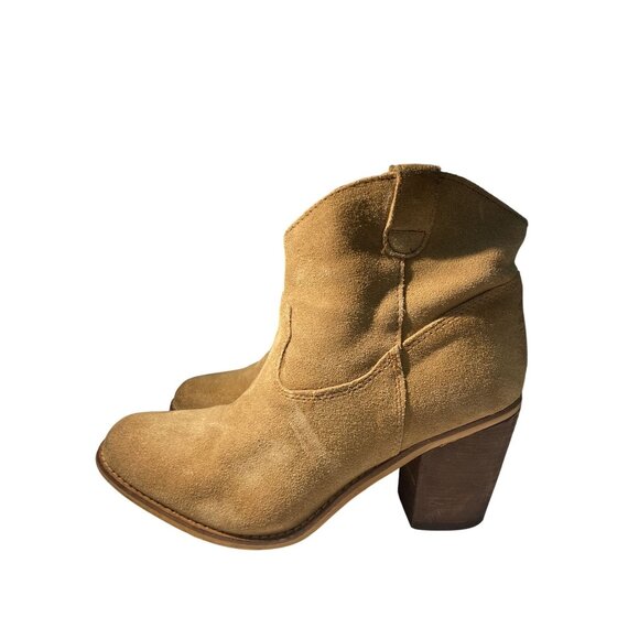 Matisse Bess Women Size 7.5 M Brown Suede Leather Ankle Boots shoes - Picture 1 of 6